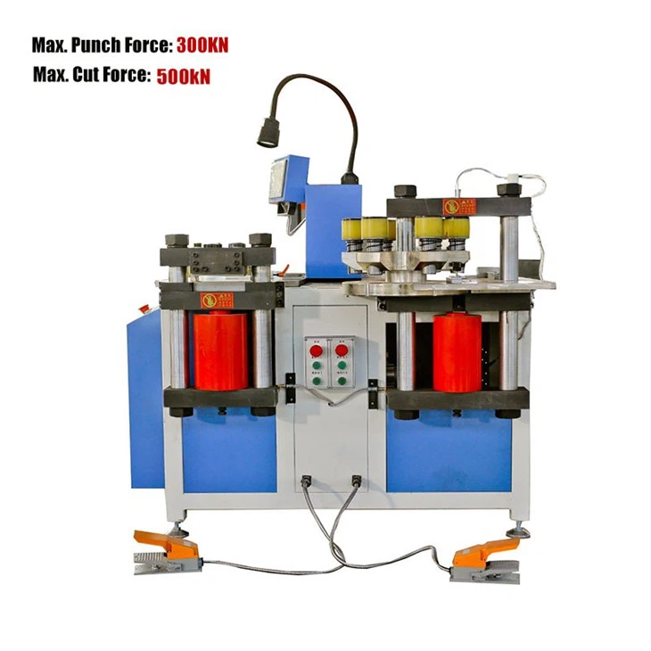 Machine de découpe de traitement de barres omnibus CNC pour le cuivre et l'aluminium