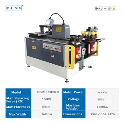 Machine de bar en cuivre pour la coupe